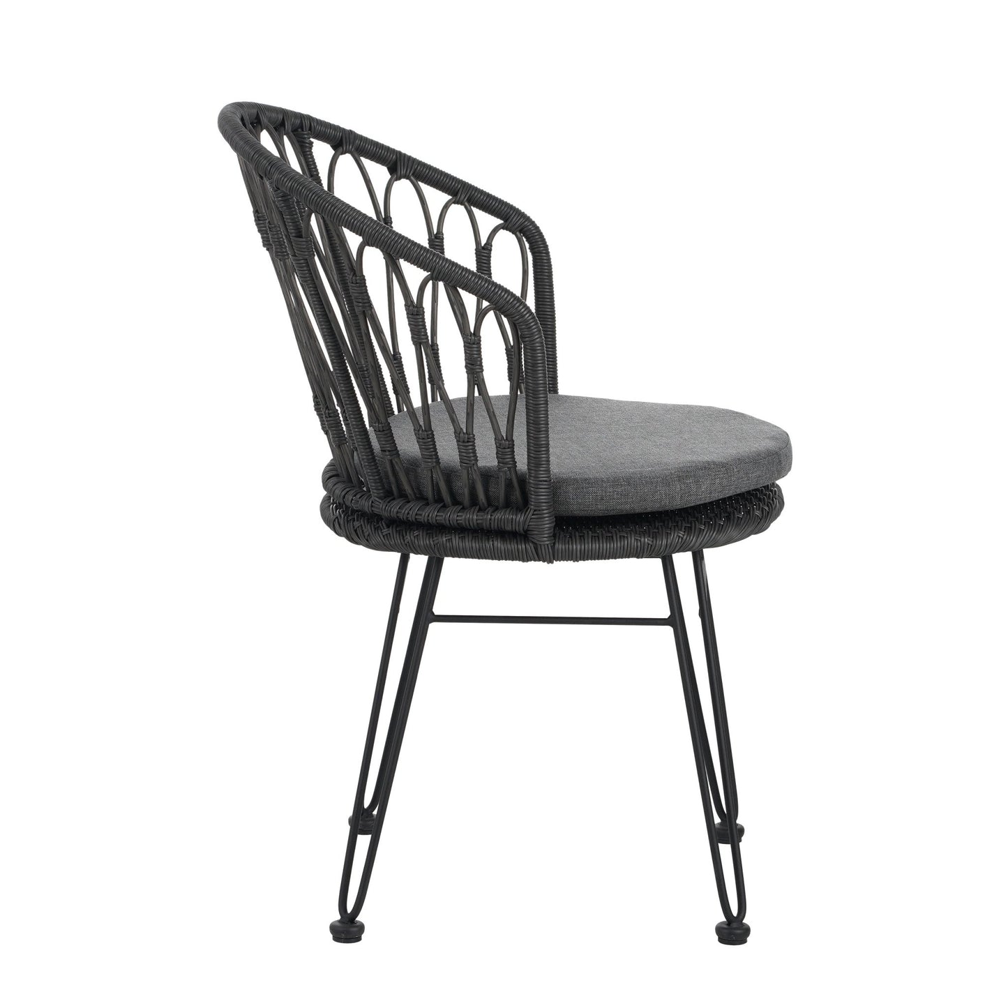 TAVON CHAIR,2PCS with 2 Cushions,Gray - 1st Choice Furniture Direct