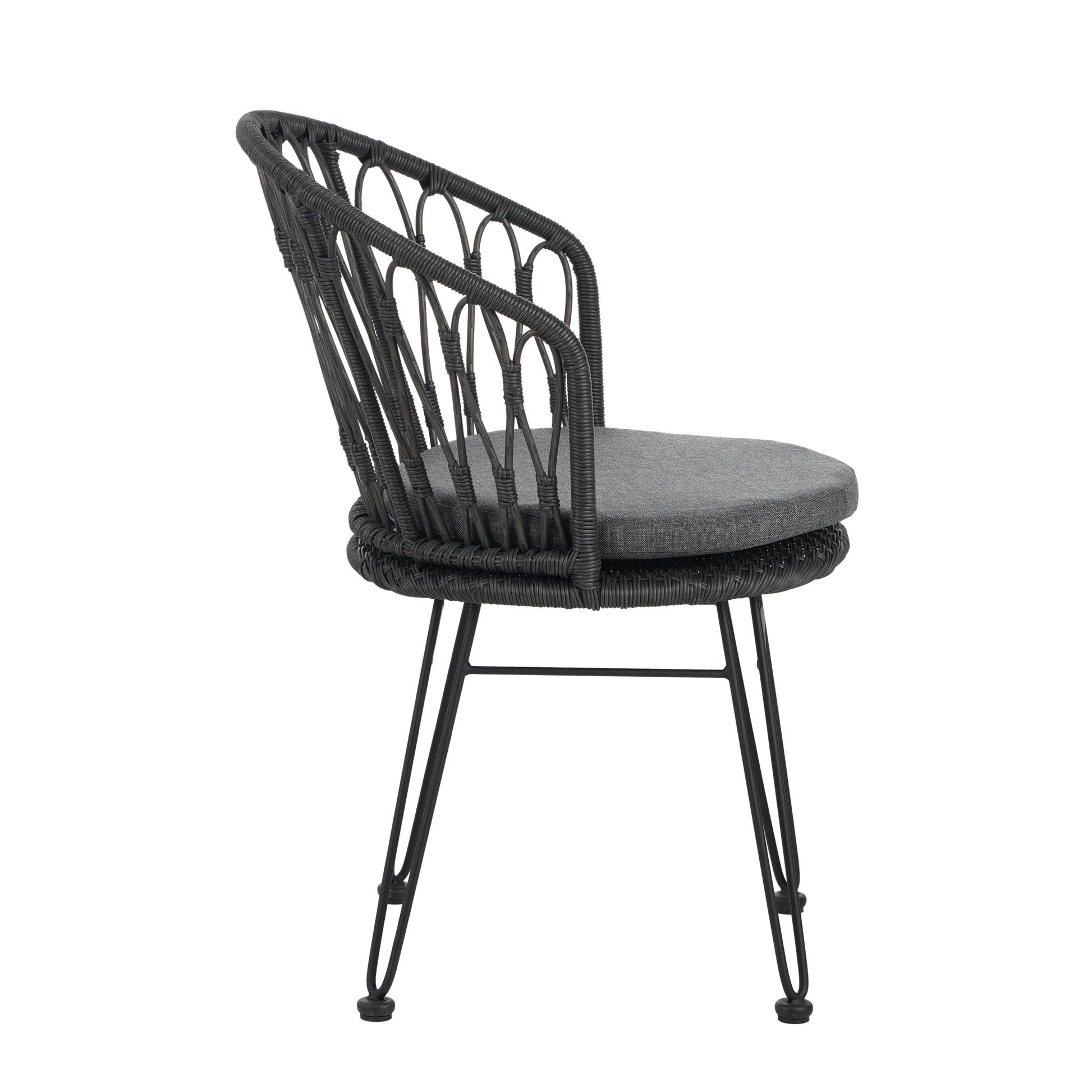 TAVON CHAIR,2PCS with 2 Cushions,Gray - 1st Choice Furniture Direct