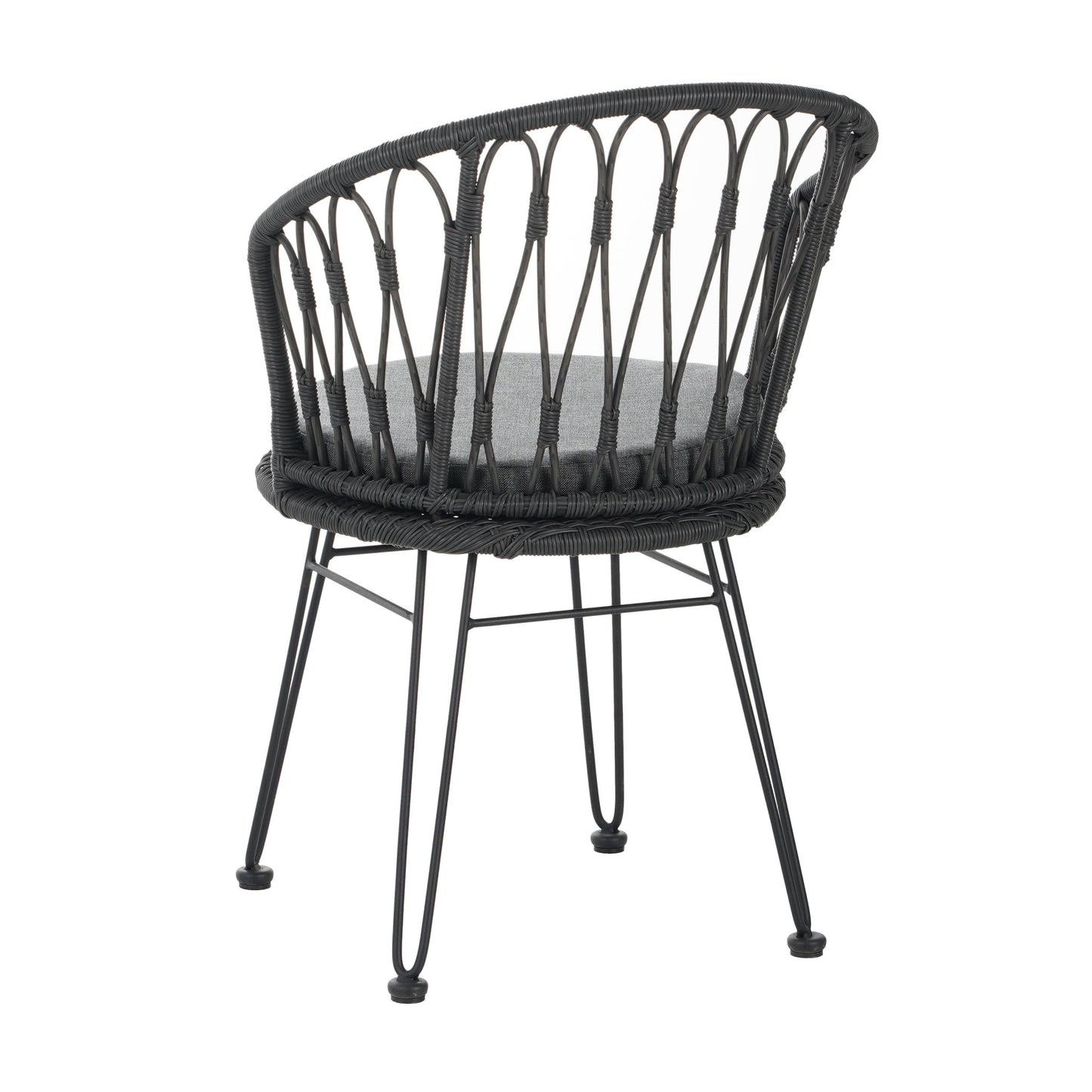 TAVON CHAIR,2PCS with 2 Cushions,Gray - 1st Choice Furniture Direct