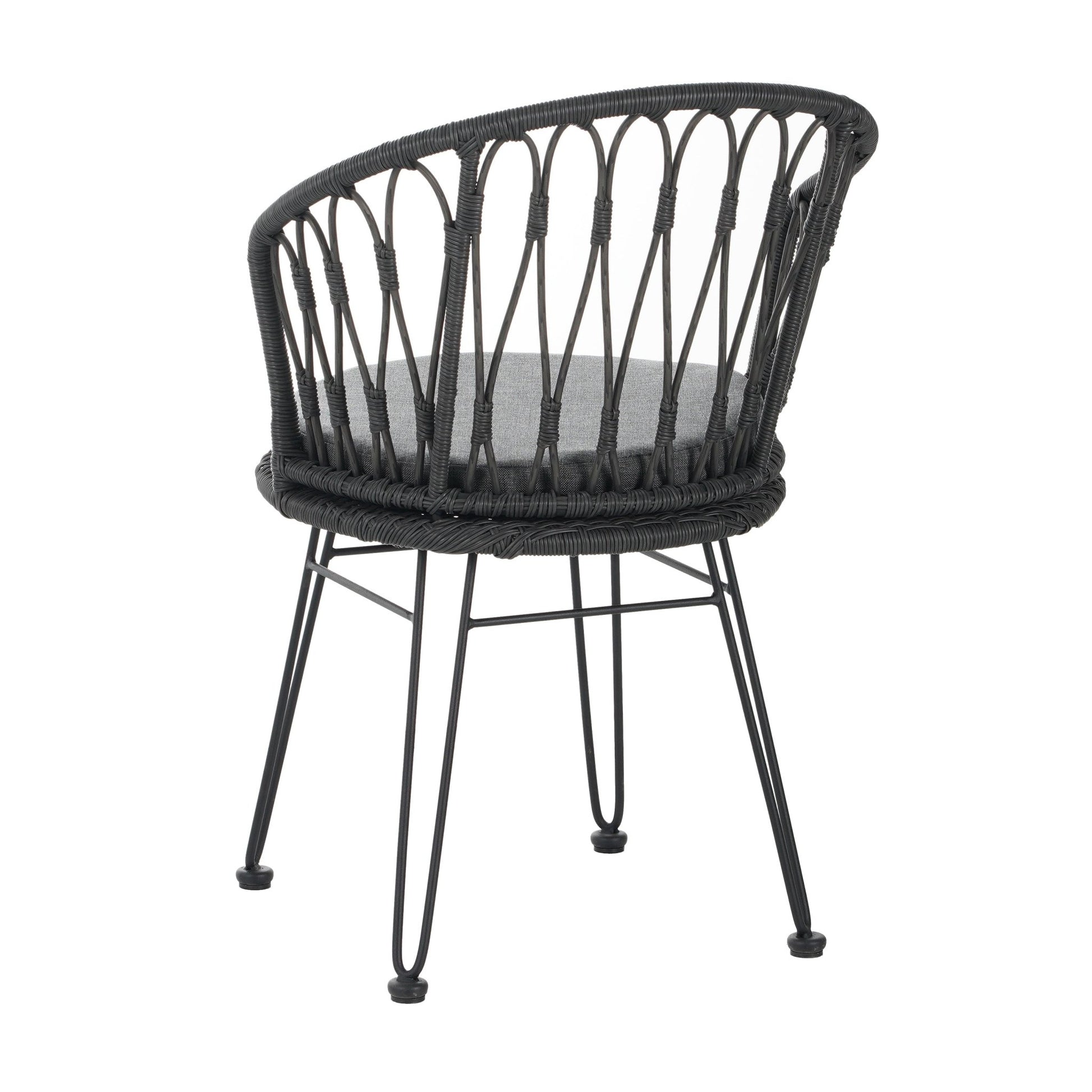 TAVON CHAIR,2PCS with 2 Cushions,Gray - 1st Choice Furniture Direct