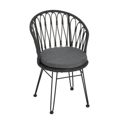 TAVON CHAIR,2PCS with 2 Cushions,Gray - 1st Choice Furniture Direct