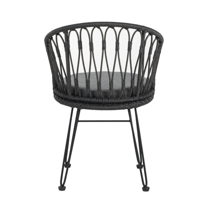 TAVON CHAIR,2PCS with 2 Cushions,Gray - 1st Choice Furniture Direct