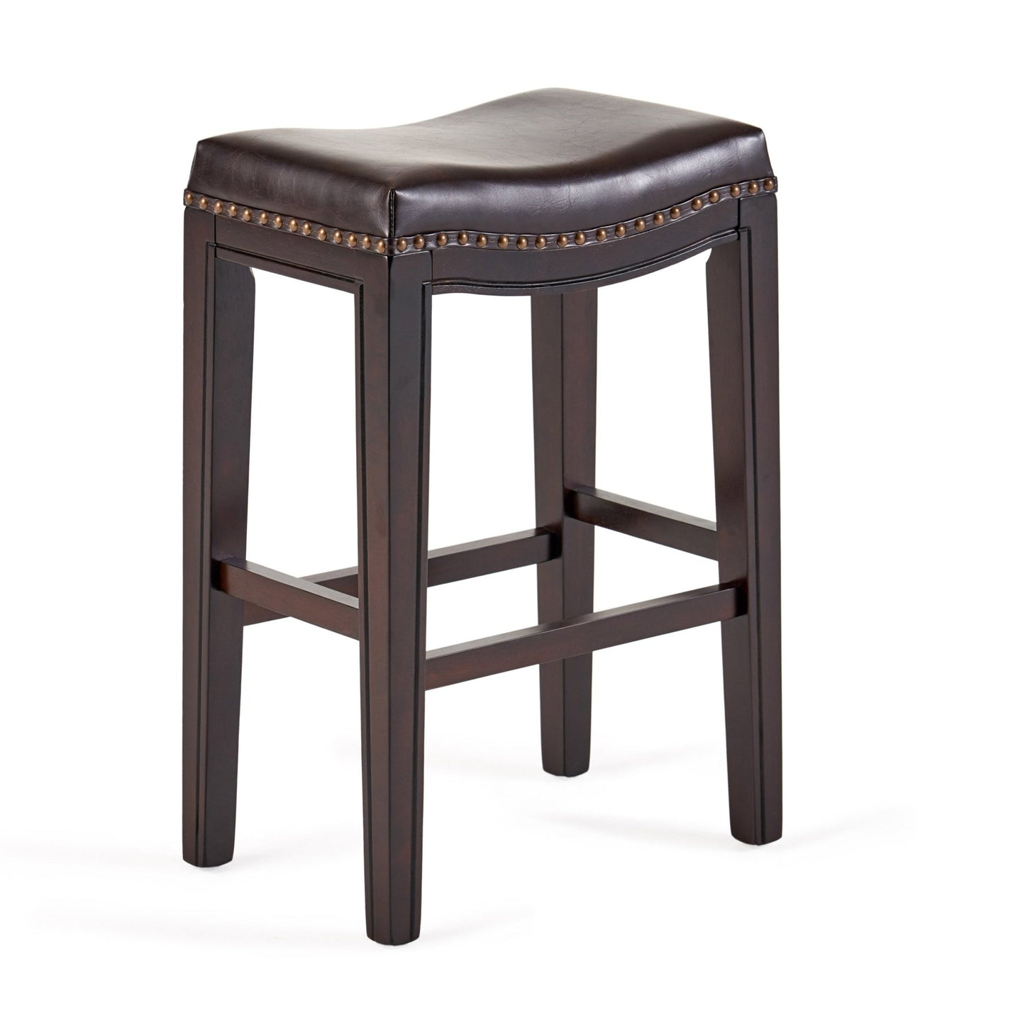TIFFIN STUDDED COUNTERSTOOL(set of 2) - 1st Choice Furniture Direct