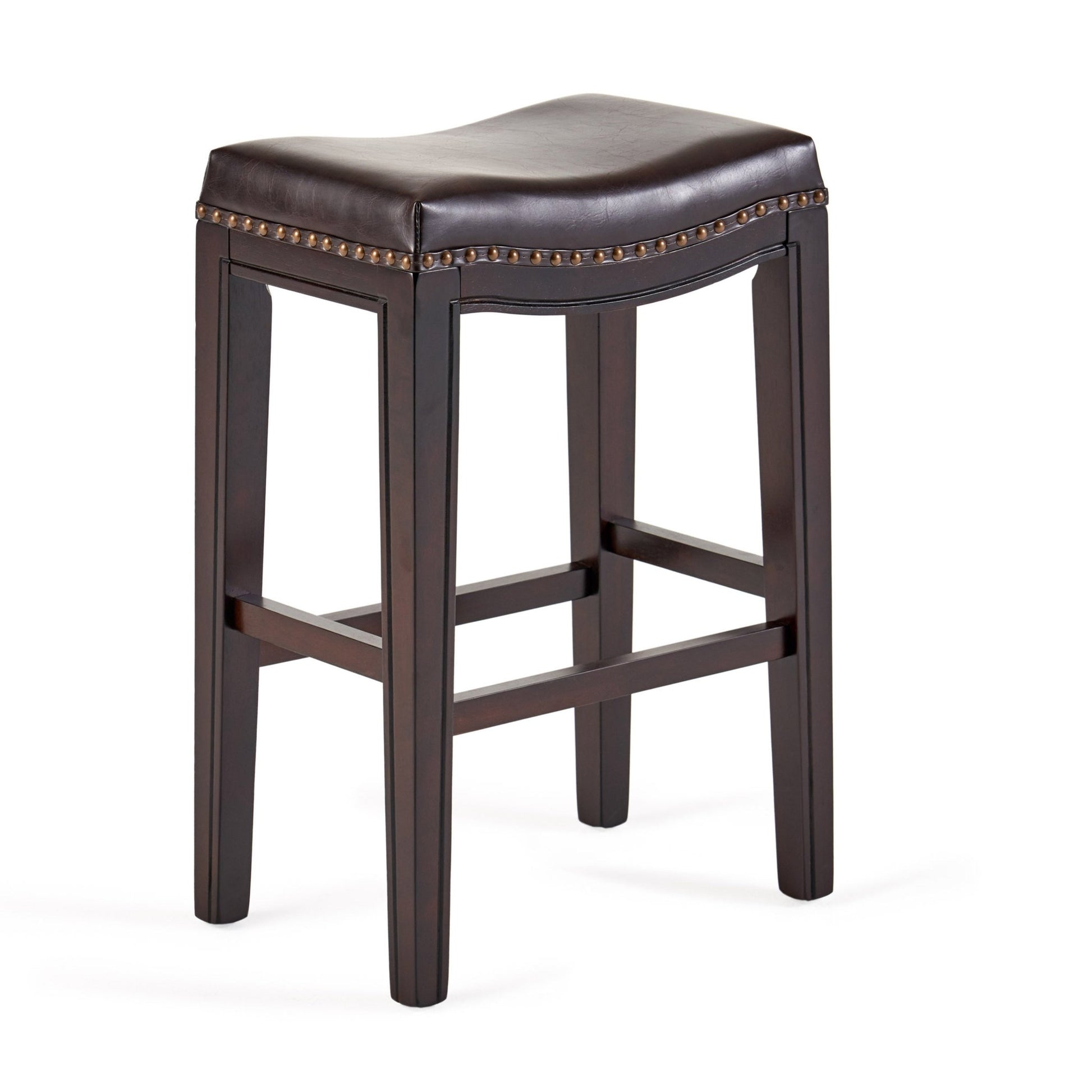 TIFFIN STUDDED COUNTERSTOOL(set of 2) - 1st Choice Furniture Direct