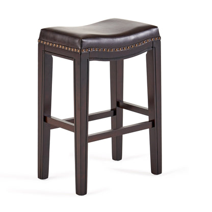 TIFFIN STUDDED COUNTERSTOOL(set of 2) - 1st Choice Furniture Direct