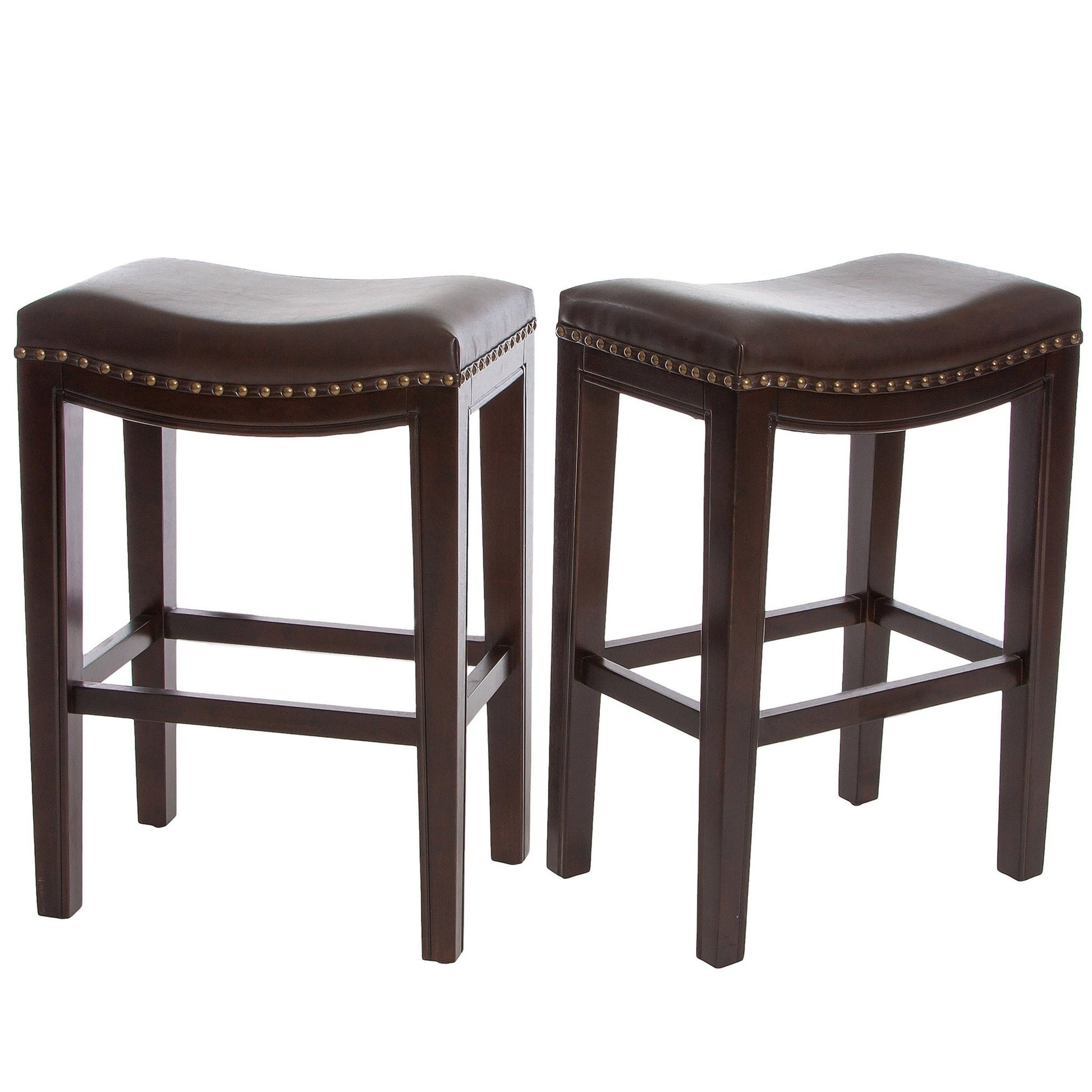 TIFFIN STUDDED COUNTERSTOOL(set of 2) - 1st Choice Furniture Direct