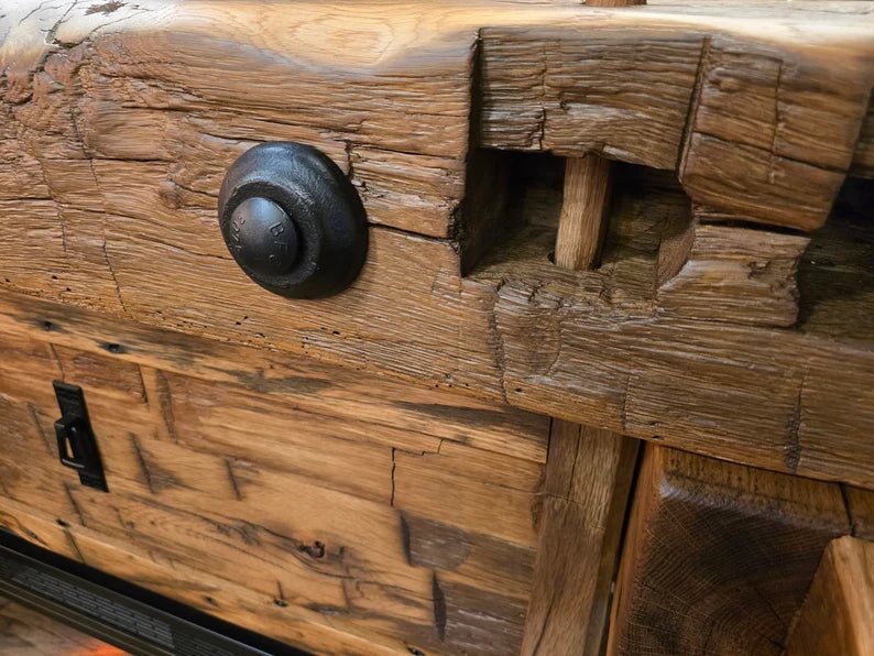 Timber Frame Fireplace - 1st Choice Furniture Direct