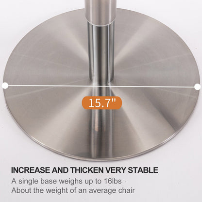 Titanium Stainless Steel Bar Stools,Grade Modern Leather Bar Chair with Backrest,Swivel Adjustable Height for Kitchen Counter and Dining Room (White 1pc) - 1st Choice Furniture Direct