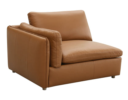 Top Grain Leather Modular Sectional Sofa | Luxury Brown Leather Couch - 1st Choice Furniture Direct