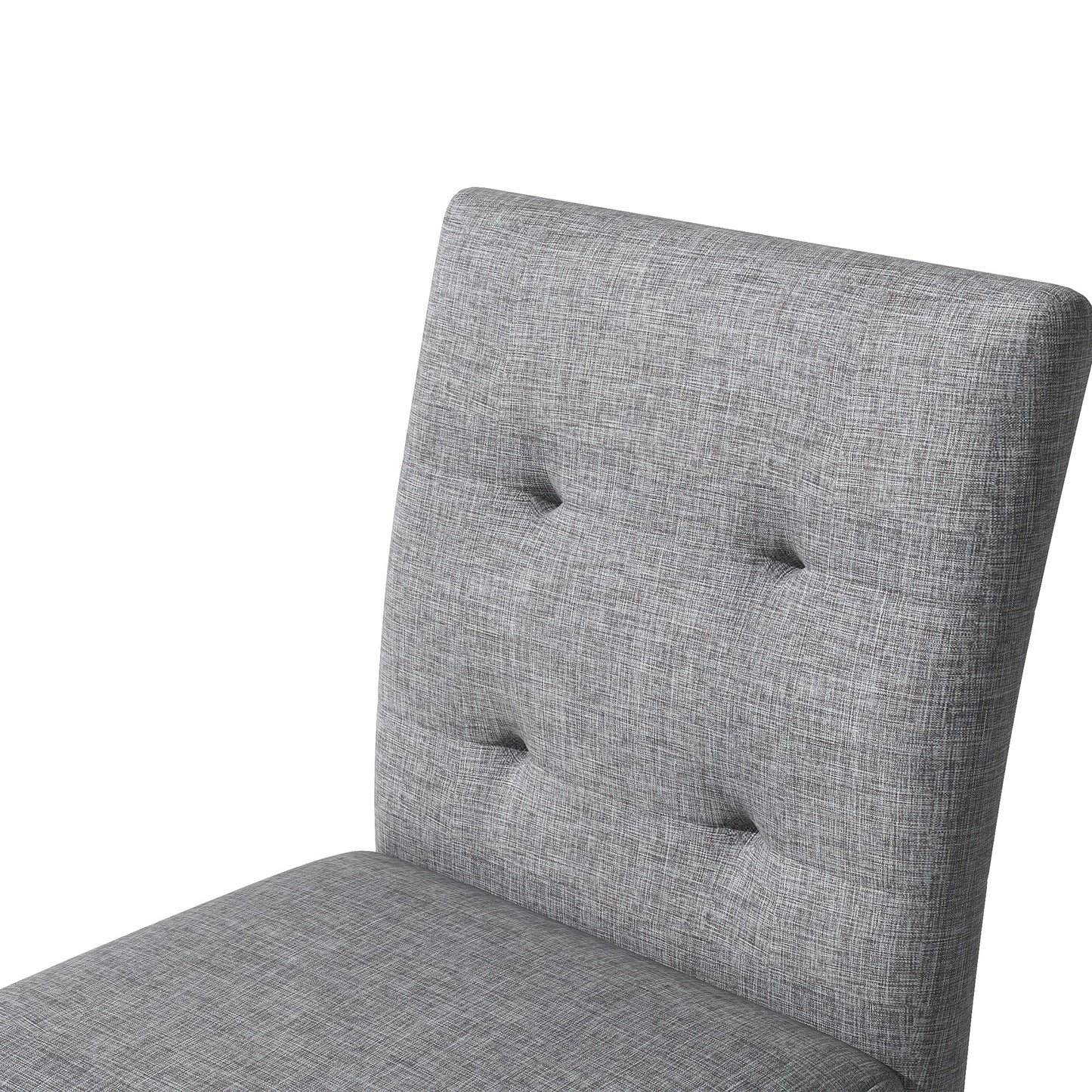 TOPMAX 5 - Piece Counter Height Dining Set Wood Square Dining Room Table and Chairs Stools w/Footrest & 4 Upholstered high - back Chairs,Black - 1st Choice Furniture Direct