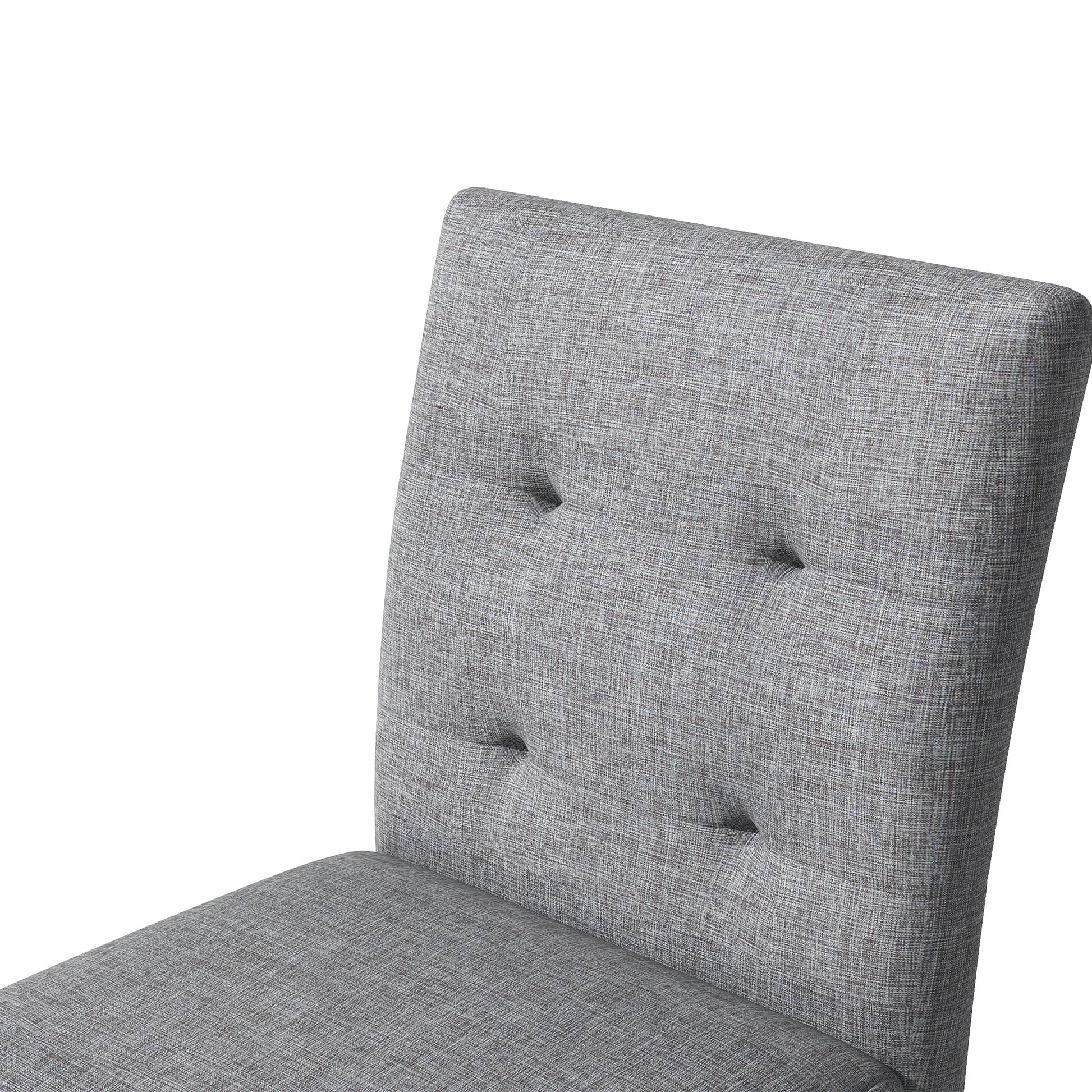 TOPMAX 5 - Piece Counter Height Dining Set Wood Square Dining Room Table and Chairs Stools w/Footrest & 4 Upholstered high - back Chairs,Black - 1st Choice Furniture Direct