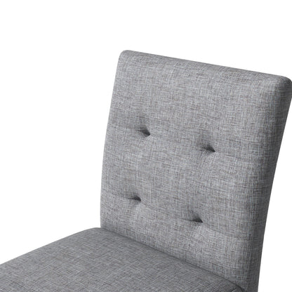 TOPMAX 5 - Piece Counter Height Dining Set Wood Square Dining Room Table and Chairs Stools w/Footrest & 4 Upholstered high - back Chairs,Black - 1st Choice Furniture Direct