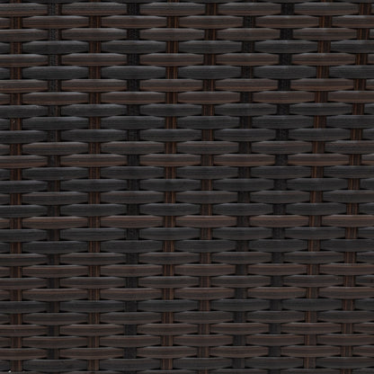 TOPMAX 5 Pieces All - Weather Brown PE Rattan Wicker Sofa Set Outdoor Patio Sectional Furniture Set Half - Moon Sofa Set with Tempered Glass Table, Gray - 1st Choice Furniture Direct