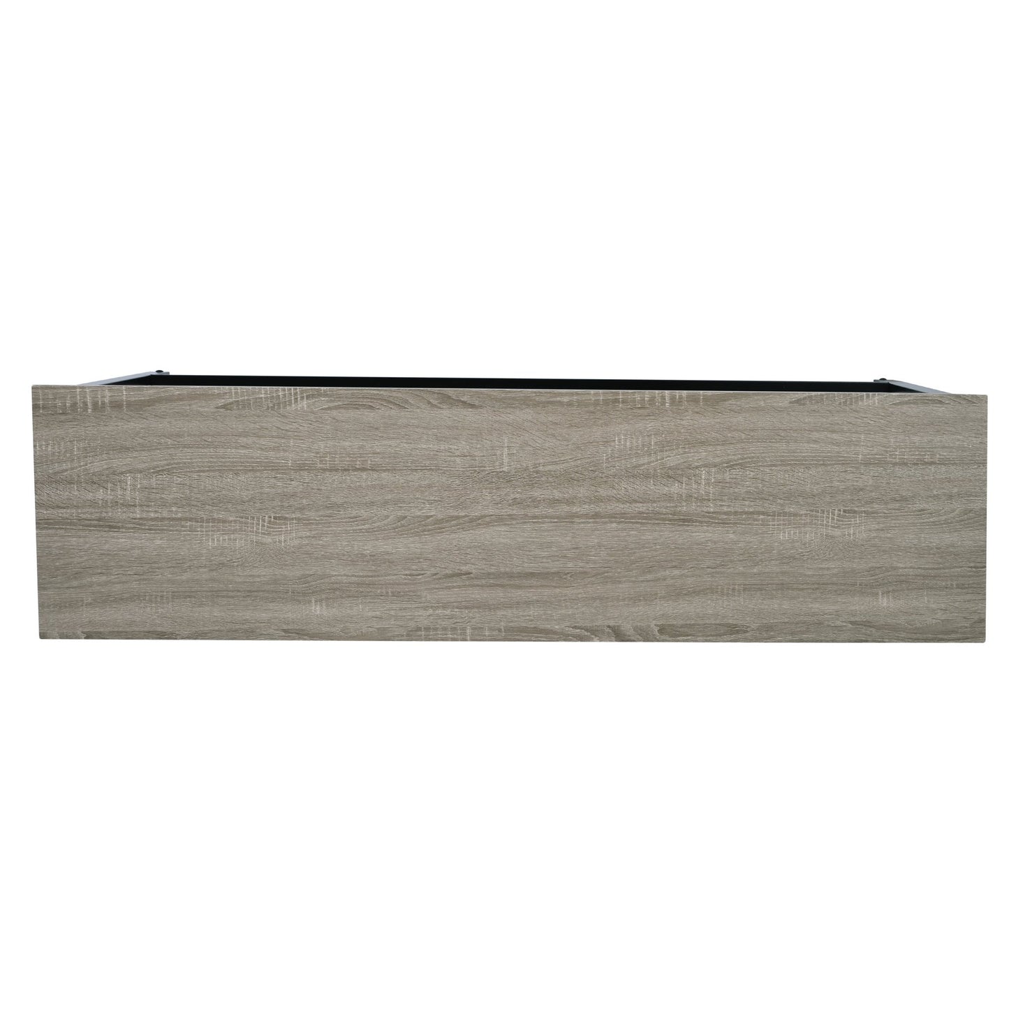 TOPMAX Counter Height Extra Long Dining Table Set with 3 Stools Pub Kitchen Set Side Table with Footrest, Gray - 1st Choice Furniture Direct