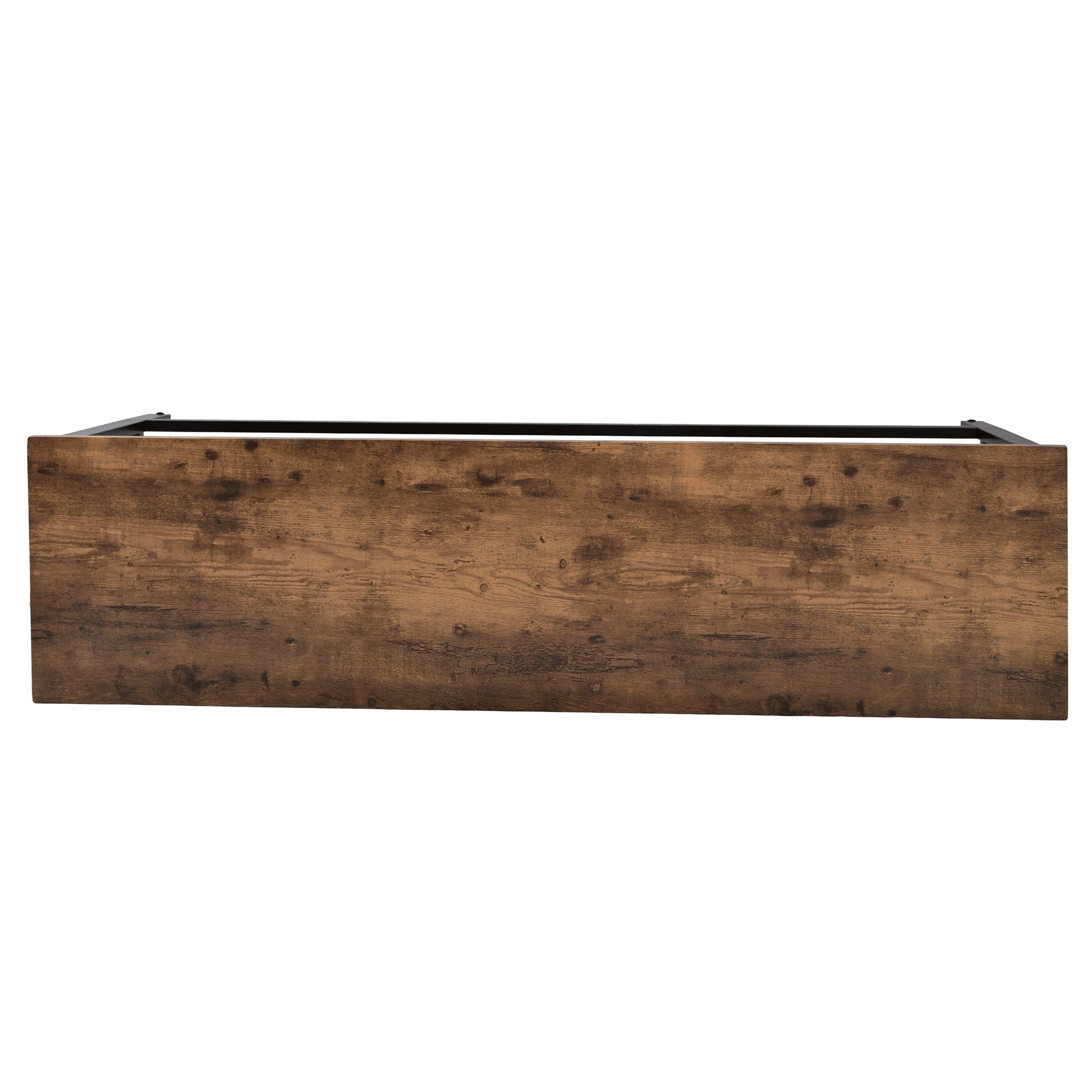 TOPMAX Counter Height Extra Long Dining Table Set with 3 Stools Pub Kitchen Set Side Table with Footrest,Brown - 1st Choice Furniture Direct