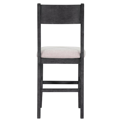 TOPMAX Farmhouse Counter Height 5-Piece Dining Table Set with 1 Rectangular Dining Table and 4 Dining Chairs for Small Places,Gray (old sku: SP000230AAE) - 1st Choice Furniture Direct