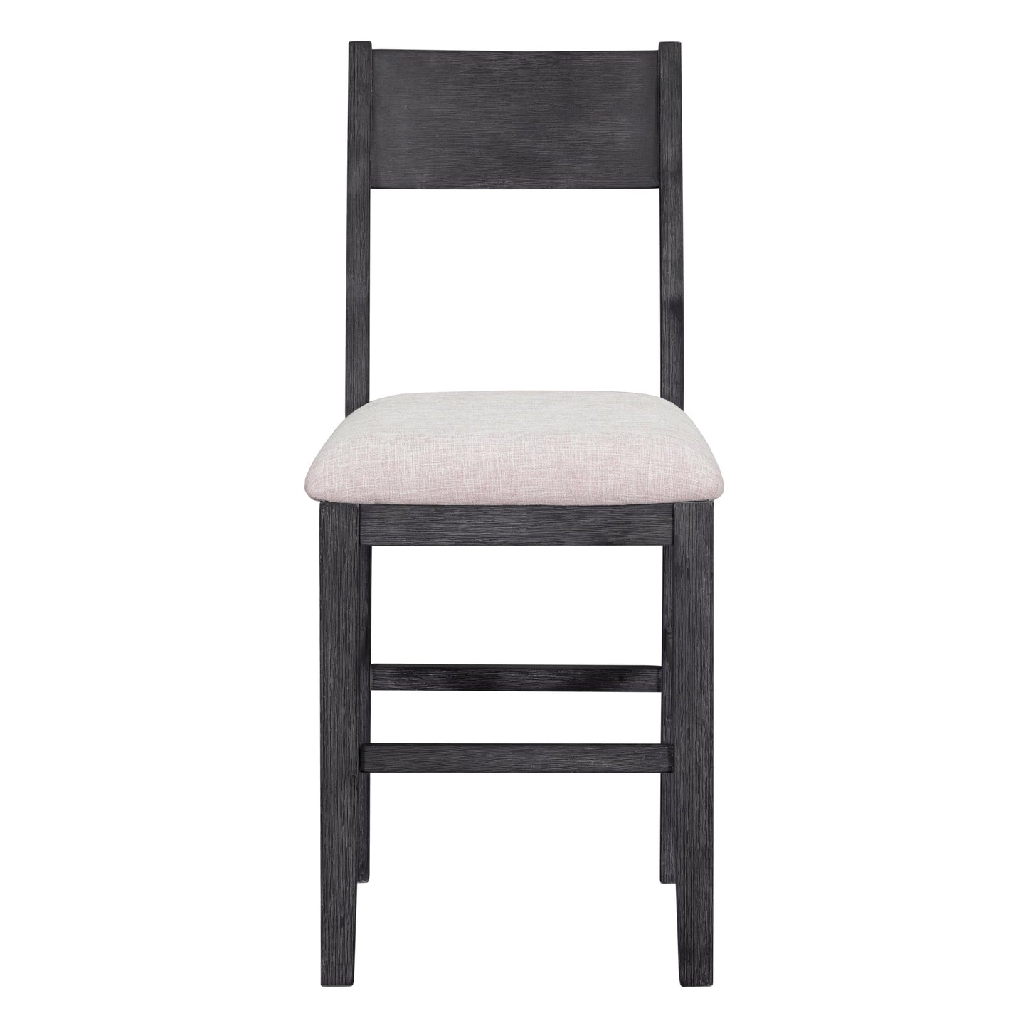 TOPMAX Farmhouse Counter Height 5-Piece Dining Table Set with 1 Rectangular Dining Table and 4 Dining Chairs for Small Places,Gray (old sku: SP000230AAE) - 1st Choice Furniture Direct