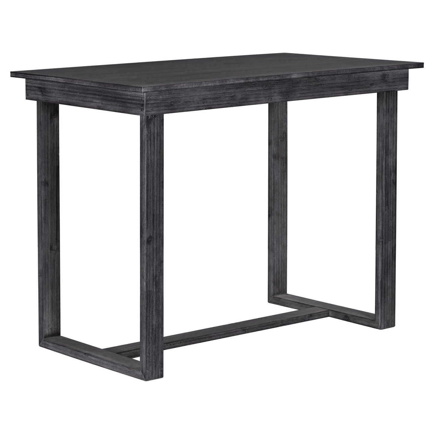 TOPMAX Farmhouse Counter Height 5-Piece Dining Table Set with 1 Rectangular Dining Table and 4 Dining Chairs for Small Places,Gray (old sku: SP000230AAE) - 1st Choice Furniture Direct