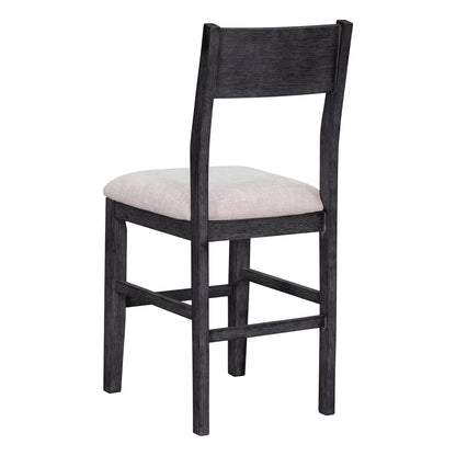 TOPMAX Farmhouse Counter Height 5-Piece Dining Table Set with 1 Rectangular Dining Table and 4 Dining Chairs for Small Places,Gray (old sku: SP000230AAE) - 1st Choice Furniture Direct