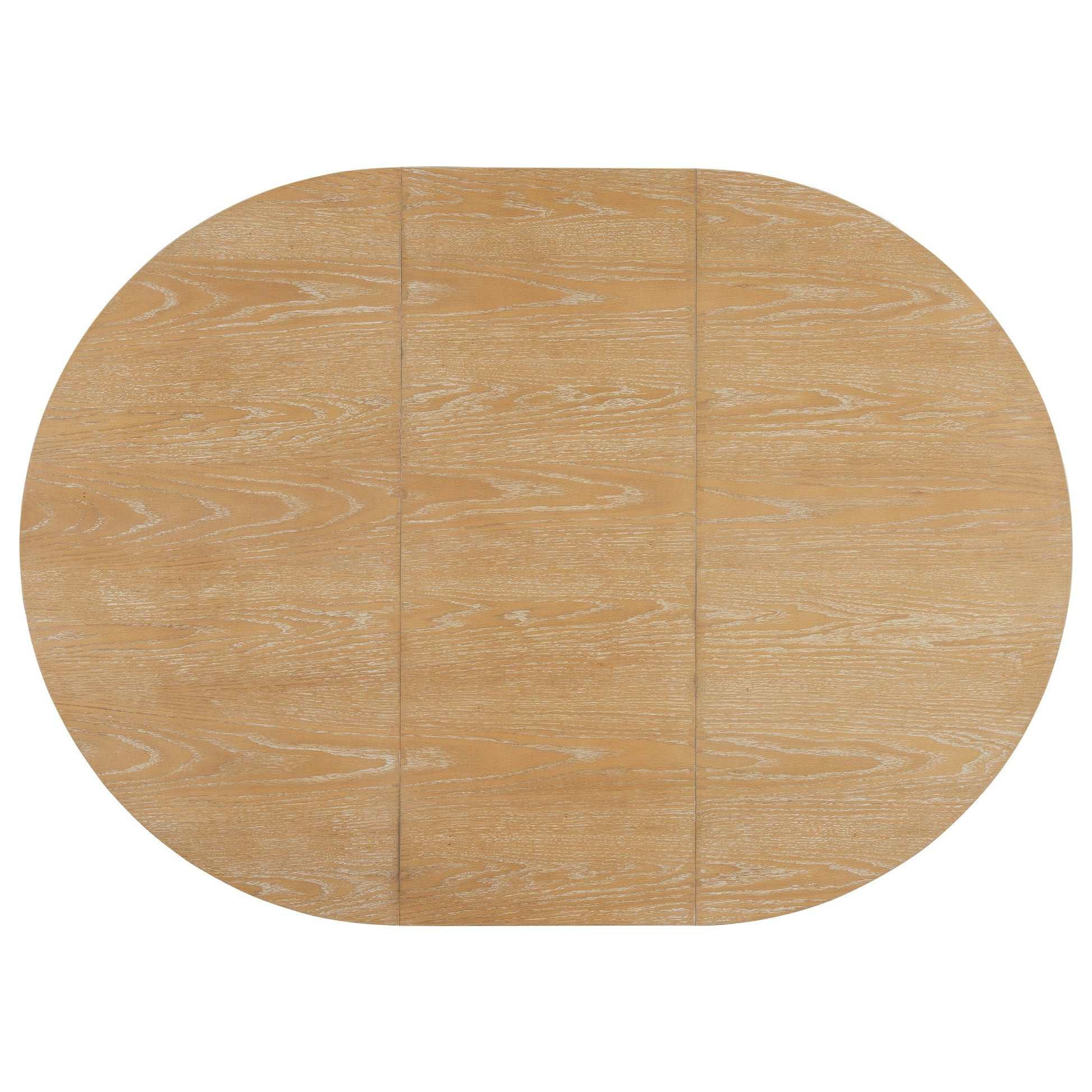 TOPMAX Farmhouse Extendable Round Dining Table Set for 4, 5 - Piece Kitchen Table Set with 4 Upholstered Chairs and 16inch Removable Leaf for Small Places, Natural+Beige - 1st Choice Furniture Direct