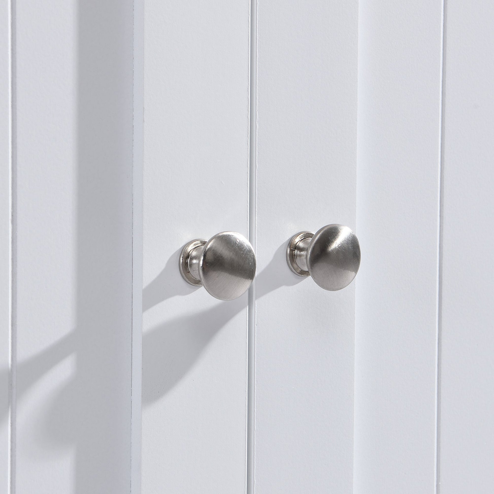 TOPMAX Farmhouse Kitchen Island Set with Drop Leaf and 2 Seatings,Dining Table Set with Storage Cabinet, Drawers and Towel Rack, White+Rustic Brown - 1st Choice Furniture Direct