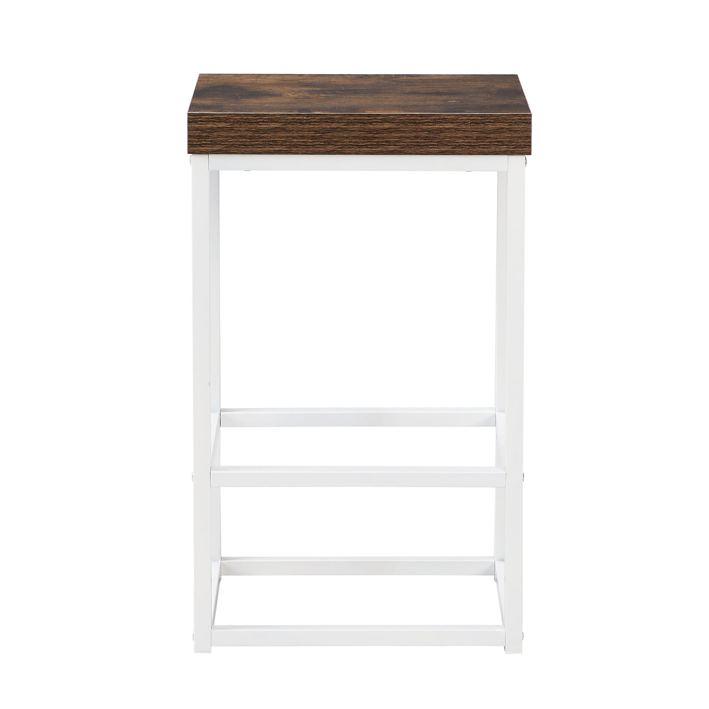 TOPMAX Farmhouse Kitchen Island Set with Drop Leaf and 2 Seatings,Dining Table Set with Storage Cabinet, Drawers and Towel Rack, White+Rustic Brown - 1st Choice Furniture Direct