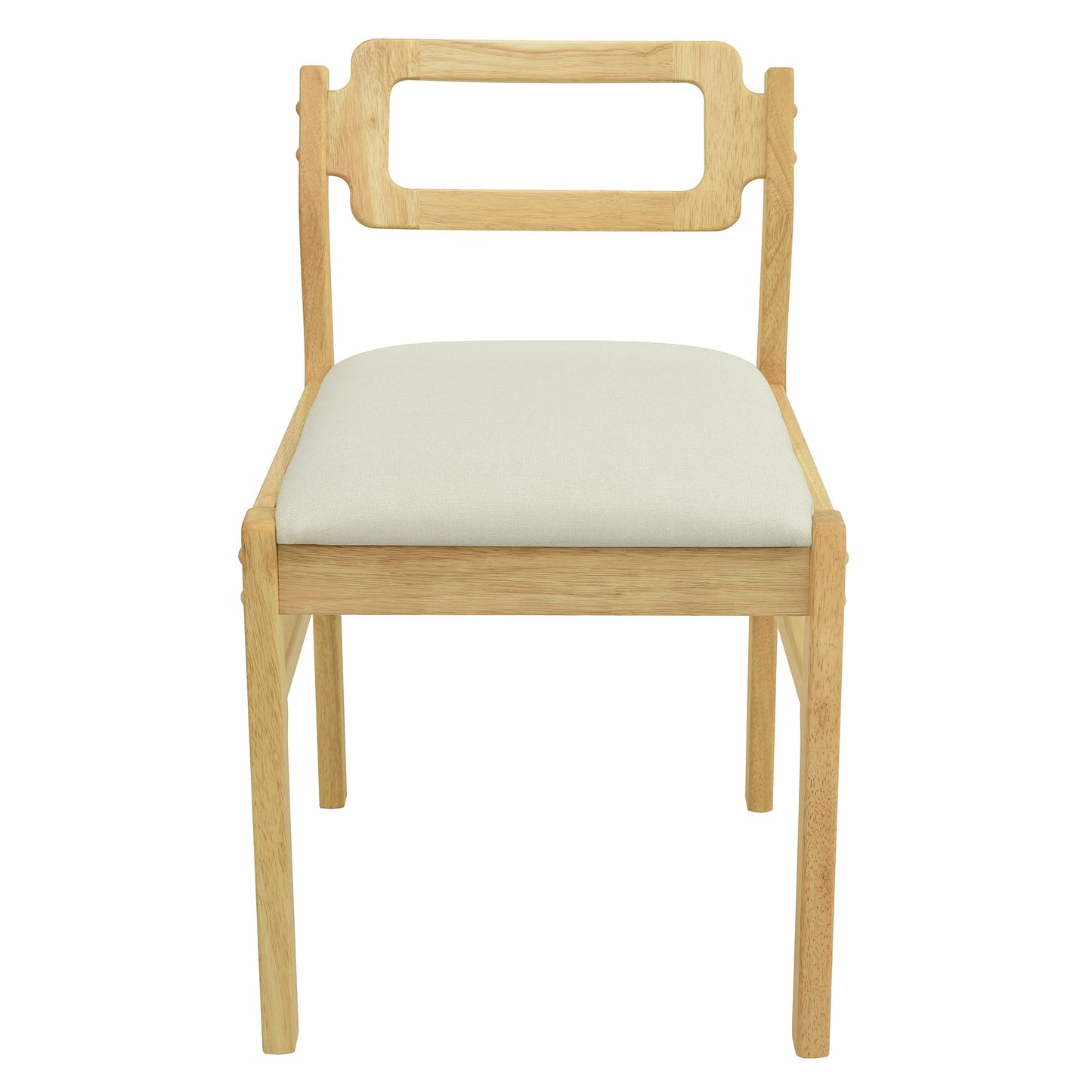 TOPMAX Modern 5 - Piece 47.2'' Extendable Wood Square Dining Table Set with Two 11.8 - inch Drop Leaves, Compact Storage Shelf Kitchen Table Set with Upholstered Chairs for 4, Natural - 1st Choice Furniture Direct