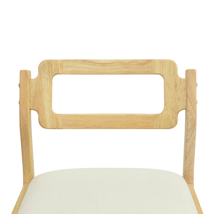 TOPMAX Modern 5 - Piece 47.2'' Extendable Wood Square Dining Table Set with Two 11.8 - inch Drop Leaves, Compact Storage Shelf Kitchen Table Set with Upholstered Chairs for 4, Natural - 1st Choice Furniture Direct