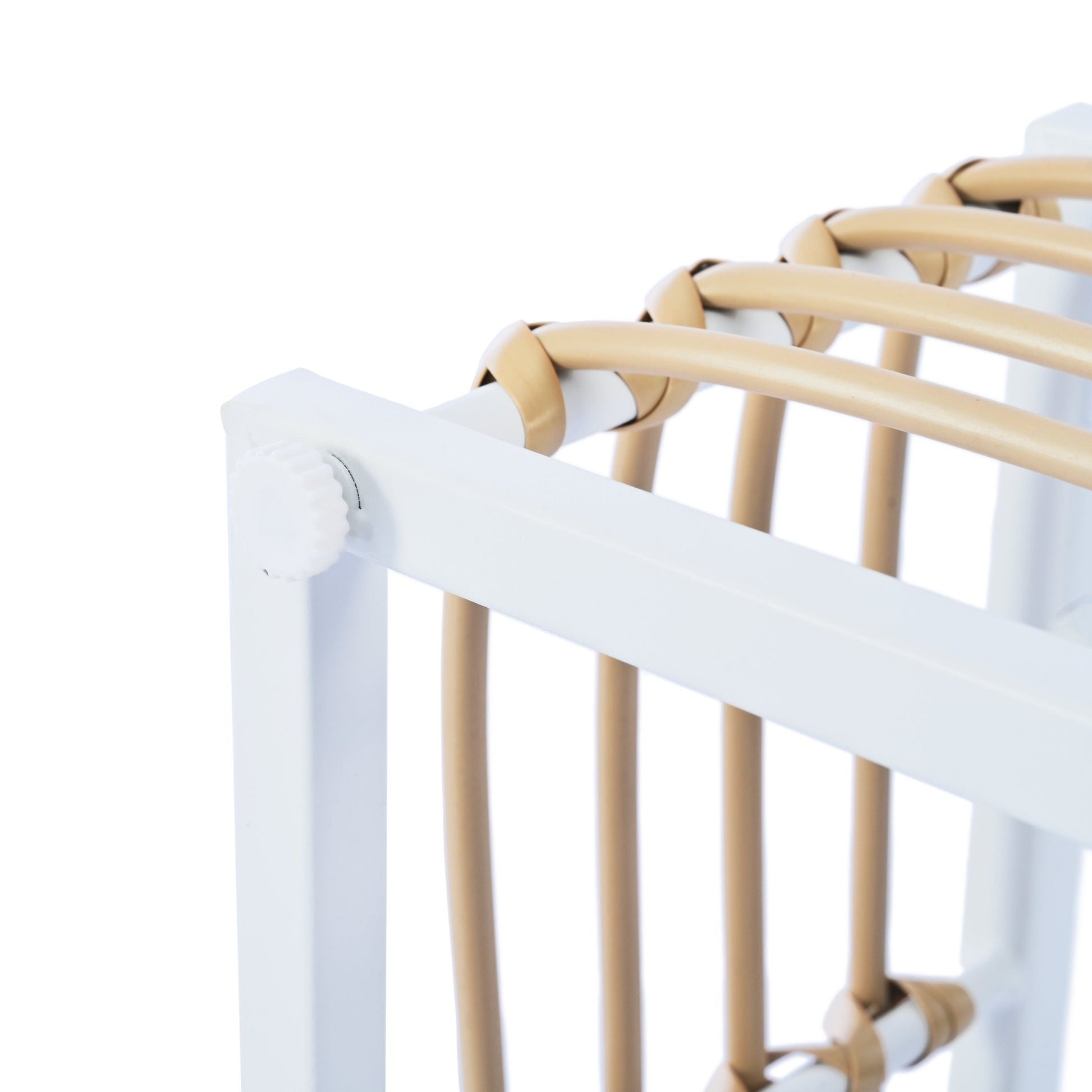 TOPMAX Modern Minimalist 7 - Piece Metal Patio Sectional Sofa Set, All - Weather Garden Conversational Furniture Set with Thick Cushions and Coffee Table for Indoor Outdoor, White - 1st Choice Furniture Direct