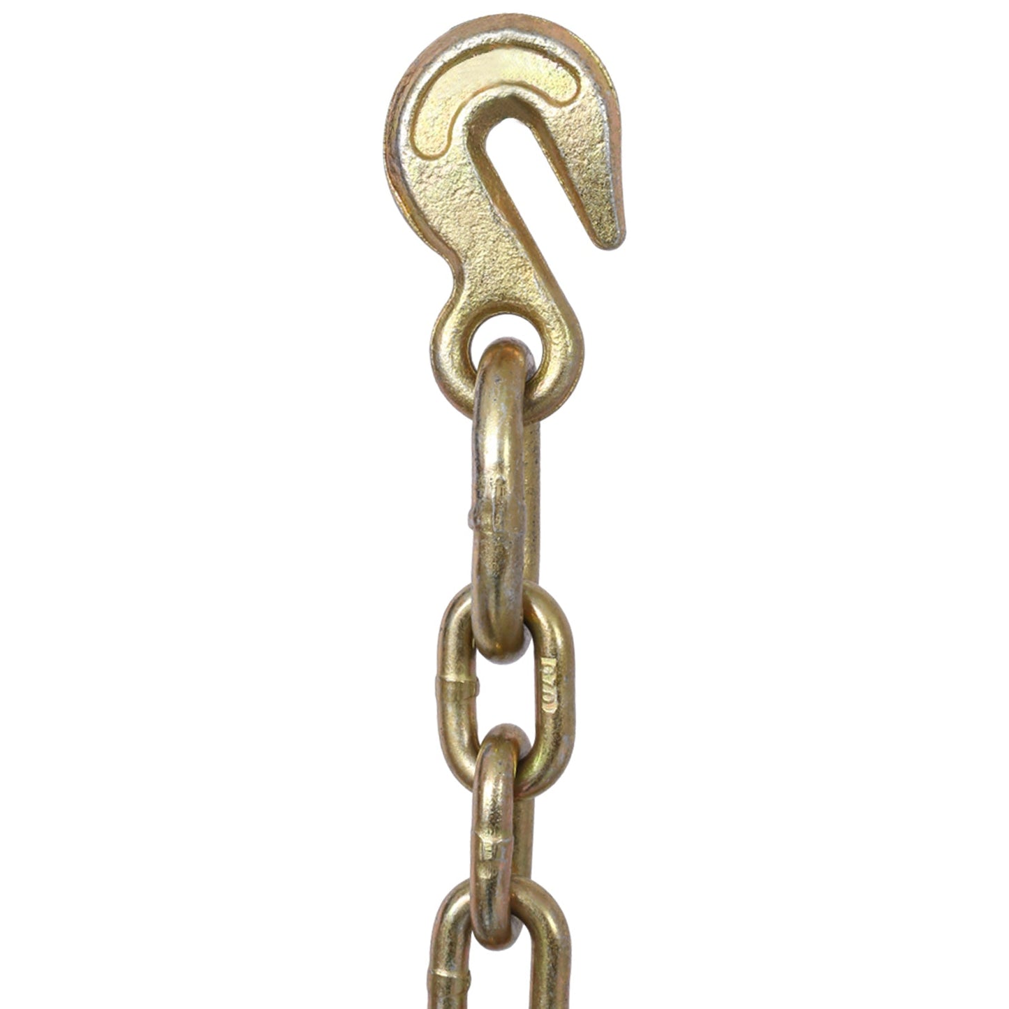 Tow Chain with 15 Inch Forged J Hook and Grab Hook - Grade 70 Chain - 6 Foot - 4,700 Pound Safe Working Load - 1st Choice Furniture Direct