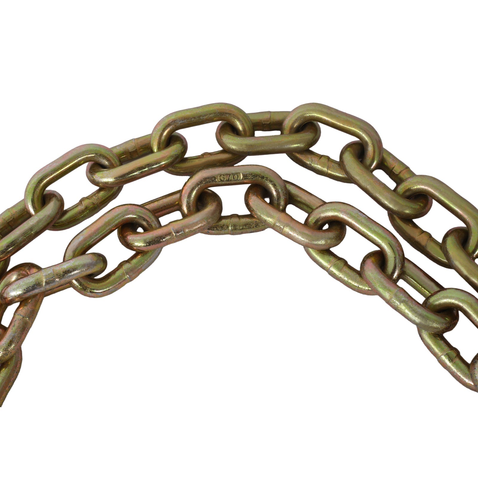 Tow Chain with 15 Inch Forged J Hook and Grab Hook - Grade 70 Chain - 6 Foot - 4,700 Pound Safe Working Load - 1st Choice Furniture Direct