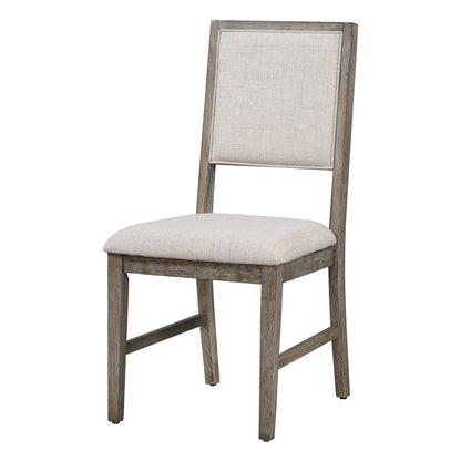 TREXM 6 - Piece Retro Dining Table Set for 6, 60' Wood Kitchen Table and Chairs Set of 4 with Bench Designed Trestle Base for kitchen & Dining Room (Gray) - 1st Choice Furniture Direct