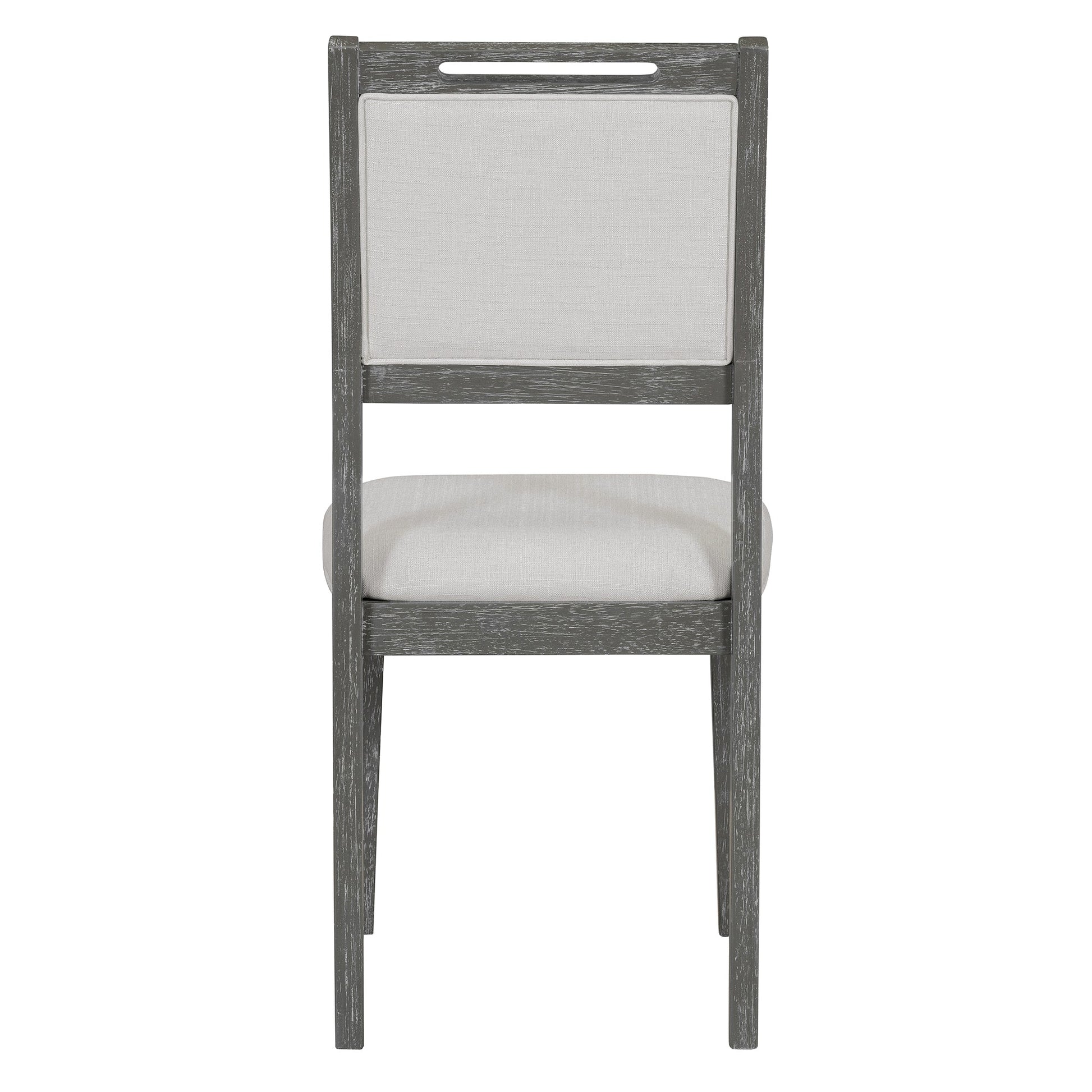 TREXM 6 - Piece Retro Dining Table Set for 6, 60' Wood Kitchen Table and Chairs Set of 4 with Bench Designed Trestle Base for kitchen & Dining Room (Gray) - 1st Choice Furniture Direct