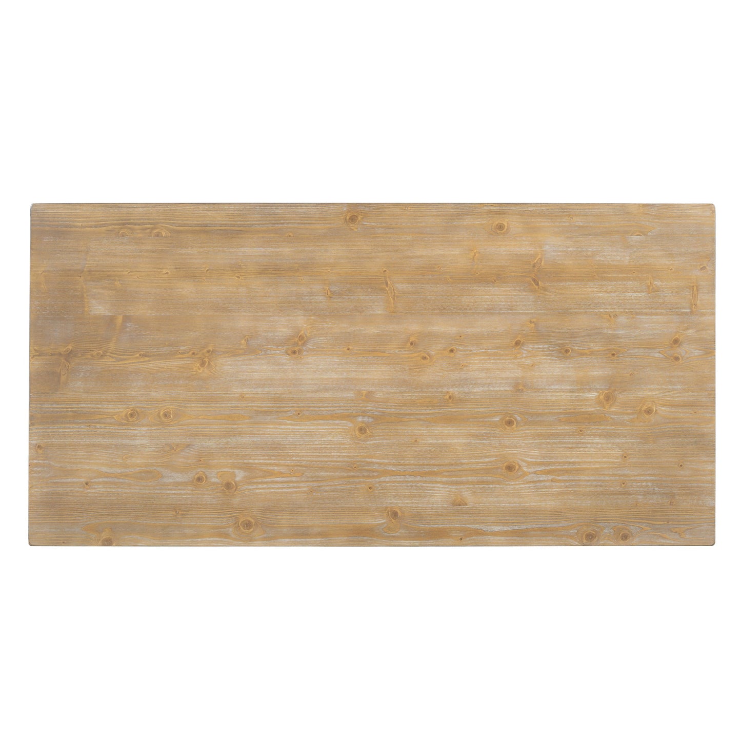 TREXM 6 - piece Retro Farmhouse Style Dining Set, Rectangular Table and 4 Upholstered Chairs with Rattan and Bench for Dining Room and Kitchen (Natural Wood Wash) - 1st Choice Furniture Direct