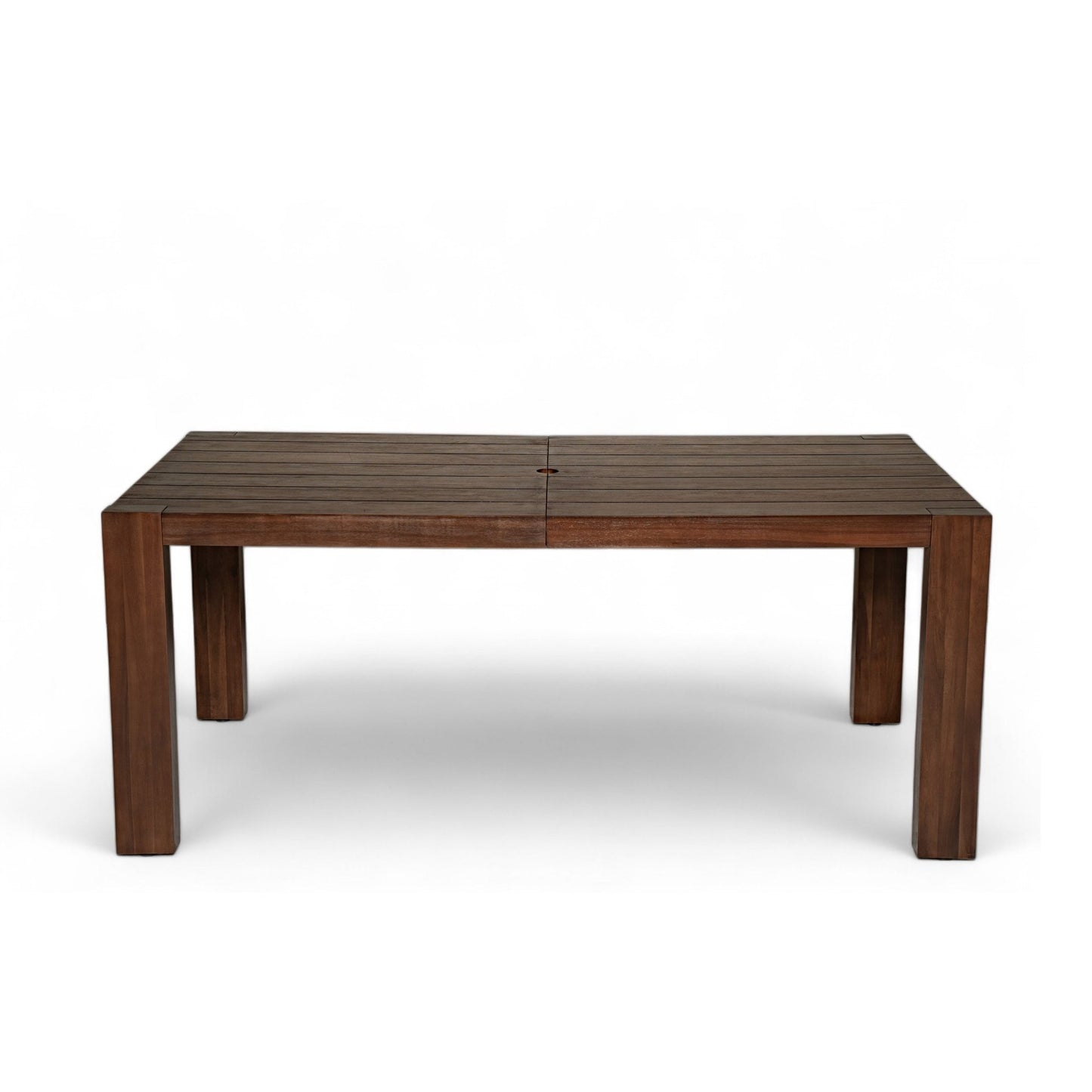 TREXM 7 - Piece Patio Dining Table Set for 6, Outdoor Furniture Sets with 72.8' Rectangle Table, Patio Table and Chairs Set with Removable Cushions for Backyard, Garden, Poolside (Mocha + Beige Cushion) - 1st Choice Furniture Direct