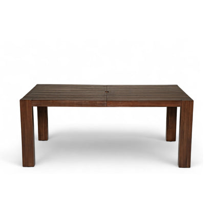 TREXM 7 - Piece Patio Dining Table Set for 6, Outdoor Furniture Sets with 72.8' Rectangle Table, Patio Table and Chairs Set with Removable Cushions for Backyard, Garden, Poolside (Mocha + Beige Cushion) - 1st Choice Furniture Direct