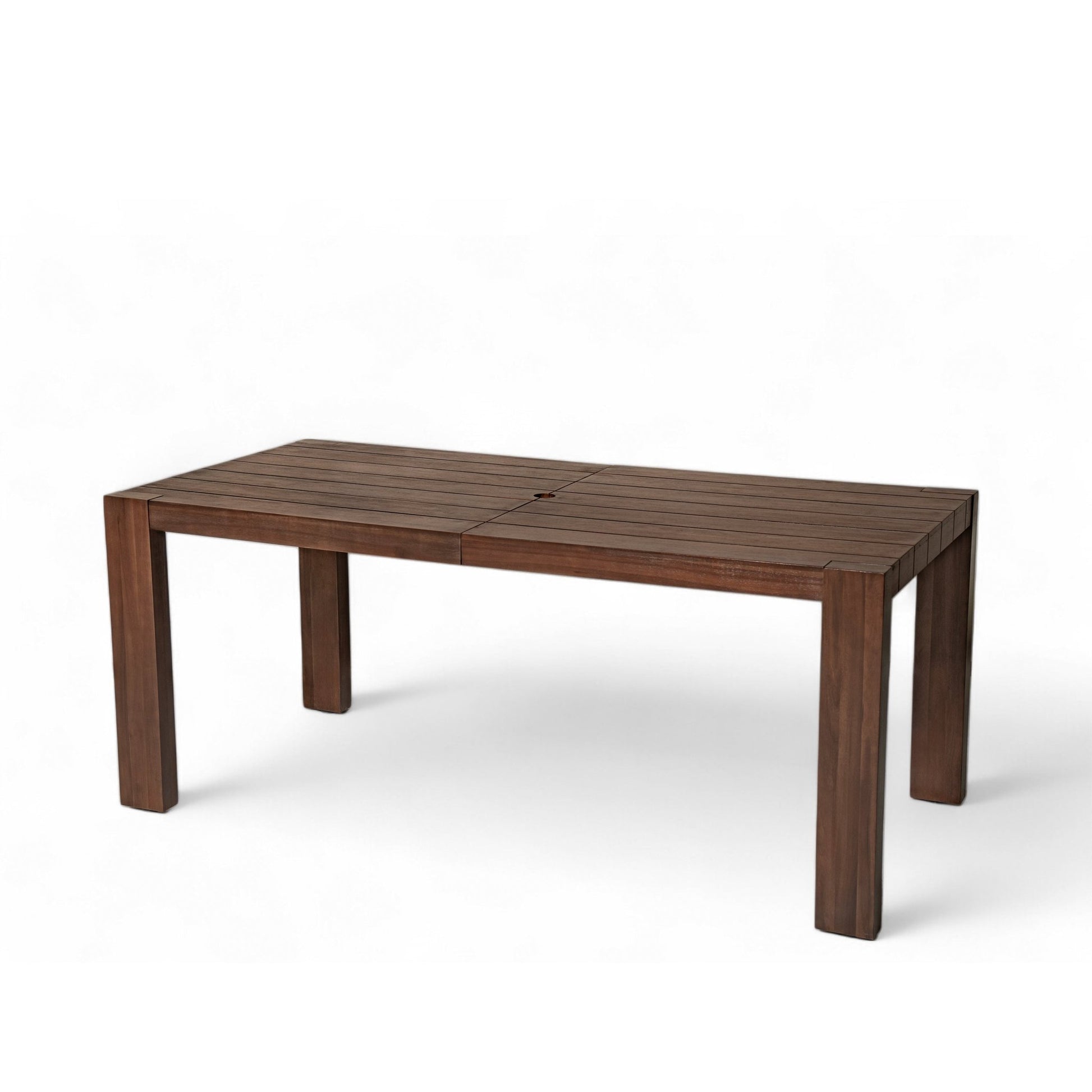 TREXM 7 - Piece Patio Dining Table Set for 6, Outdoor Furniture Sets with 72.8' Rectangle Table, Patio Table and Chairs Set with Removable Cushions for Backyard, Garden, Poolside (Mocha + Beige Cushion) - 1st Choice Furniture Direct
