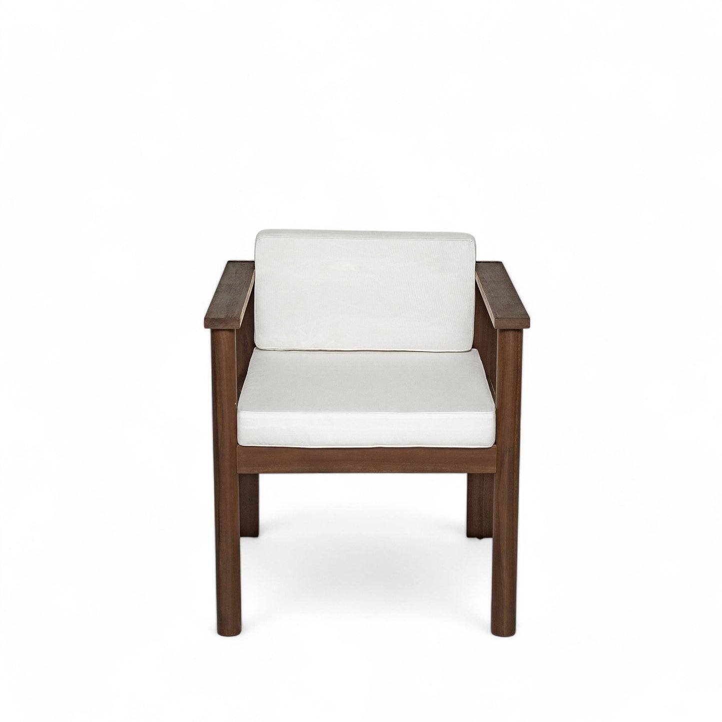 TREXM 7 - Piece Patio Dining Table Set for 6, Outdoor Furniture Sets with 72.8' Rectangle Table, Patio Table and Chairs Set with Removable Cushions for Backyard, Garden, Poolside (Mocha + Beige Cushion) - 1st Choice Furniture Direct
