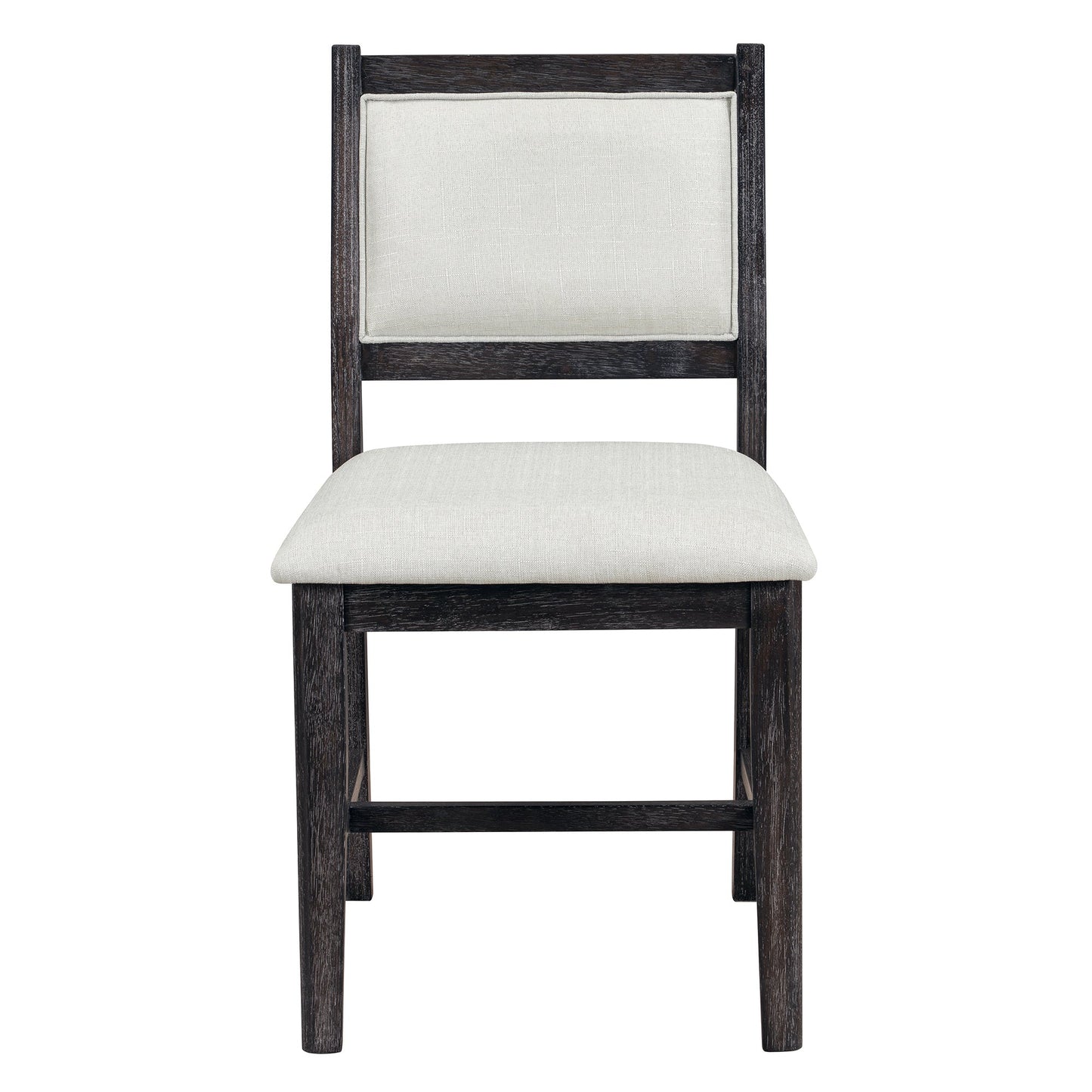 TREXM 7 - Piece Retro Dining Table Set for 6, 1 Rectangular Wood Dining Table Set for 6 with Upholstered Chairs for Dining Room and Kitchen (Espresso) - 1st Choice Furniture Direct