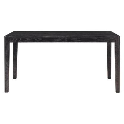 TREXM 7 - Piece Retro Dining Table Set for 6, 1 Rectangular Wood Dining Table Set for 6 with Upholstered Chairs for Dining Room and Kitchen (Espresso) - 1st Choice Furniture Direct