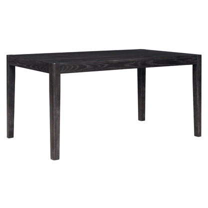 TREXM 7 - Piece Retro Dining Table Set for 6, 1 Rectangular Wood Dining Table Set for 6 with Upholstered Chairs for Dining Room and Kitchen (Espresso) - 1st Choice Furniture Direct