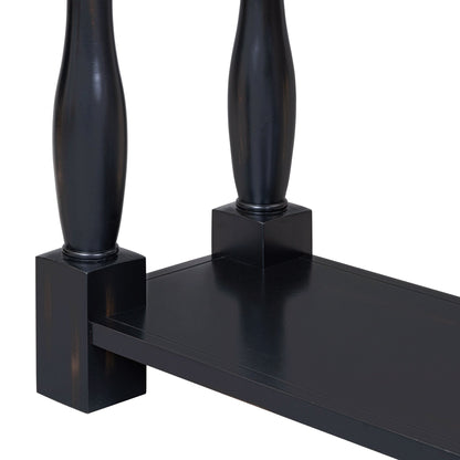 TREXM Console Table 63' Long Console Table with Drawers and Shelf for Entryway, Hallway, Living Room (Espresso, OLD SKU: WF314993AAB) - 1st Choice Furniture Direct