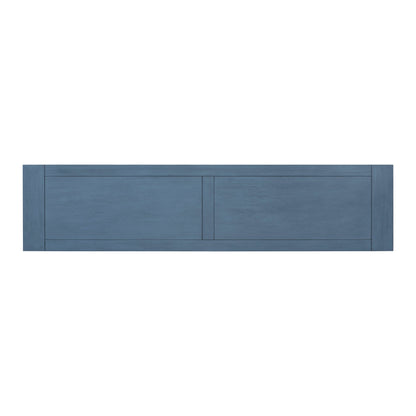 TREXM Console Table 63' Long Console Table with Drawers and Shelf for Entryway, Hallway, Living Room (Navy, OLD SKU: WF314993AAM) - 1st Choice Furniture Direct
