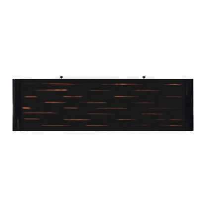 TREXM Curved Console Table with Storage, Wooden Entryway Table with 2 Drawers, Farmhouse Rustic Console Tables for Entryway, Hallway, Living Room, Distressed Black - 1st Choice Furniture Direct