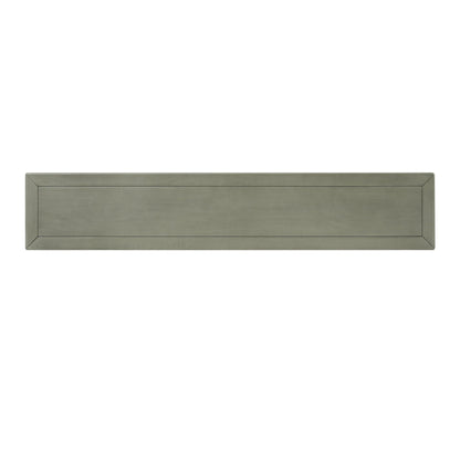 TREXM Entryway Table with 4 Drawers, Retro Console Table with Open Shelf for Entryways, Living Rooms, and Hallways (Grey Wash) - 1st Choice Furniture Direct