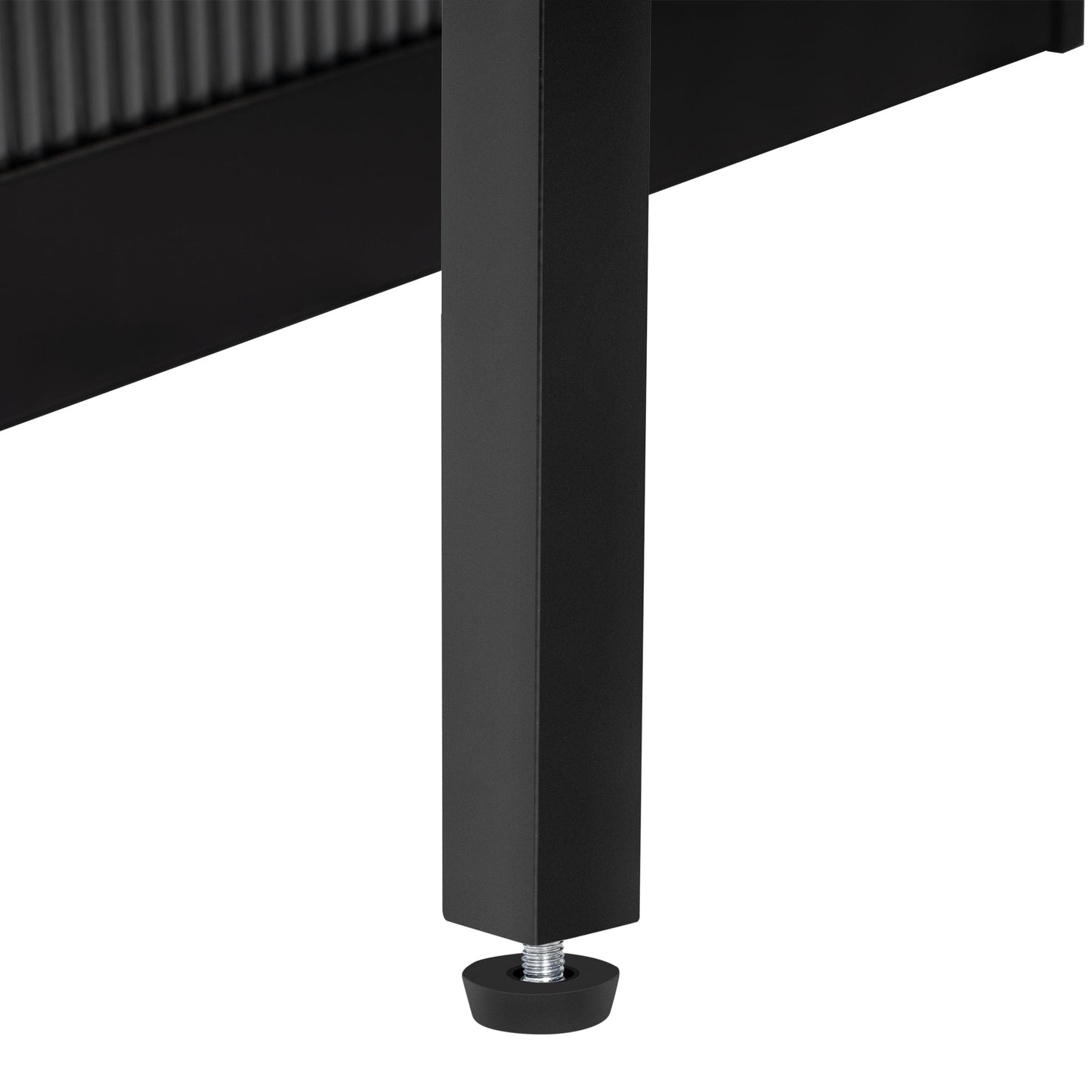 TREXM Extendable Dining Table with 3 Removable Middle Leaves, Mobile Rolling Island Table with Power Outlet, Saving - space Cabinet with Storage for Dining Room and Living Room (BLACK AND MARBLE WHITE) - 1st Choice Furniture Direct