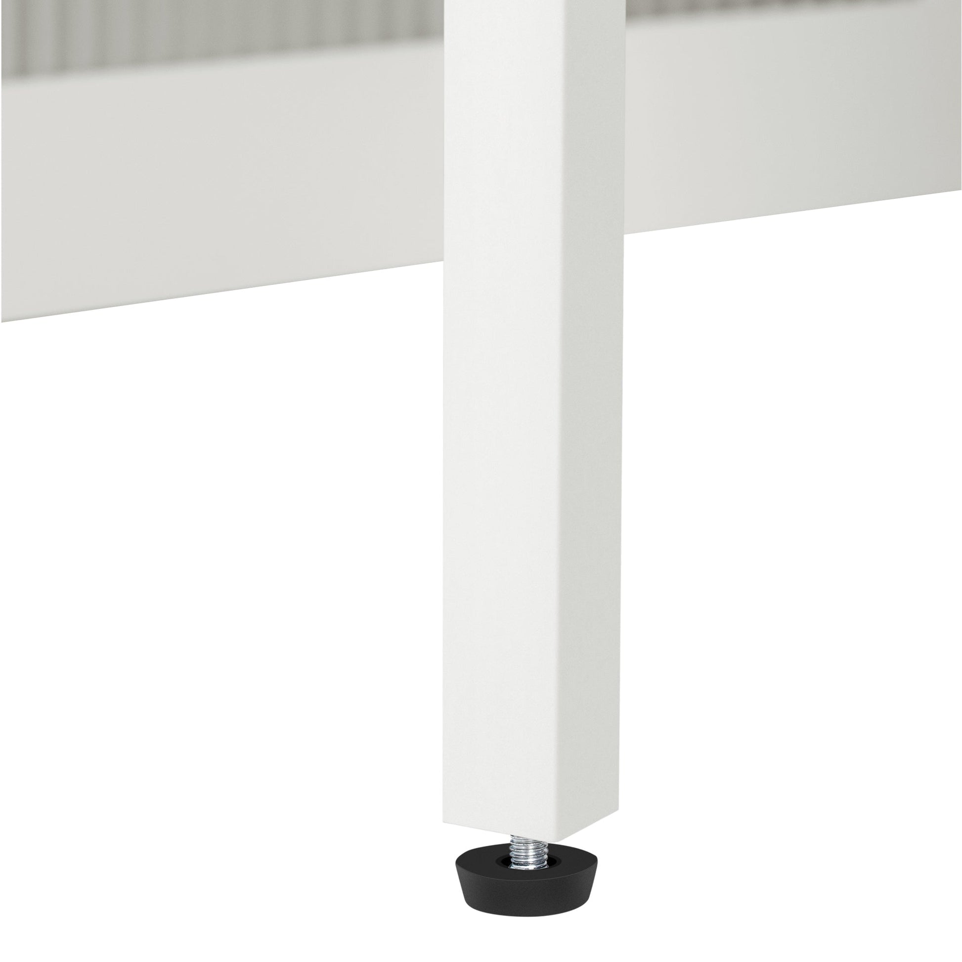 TREXM Extendable Dining Table with 3 Removable Middle Leaves, Mobile Rolling Island Table with Power Outlet, Saving - space Cabinet with Storage for Dining Room and Living Room (CREAM WHITE AND NATURAL) - 1st Choice Furniture Direct