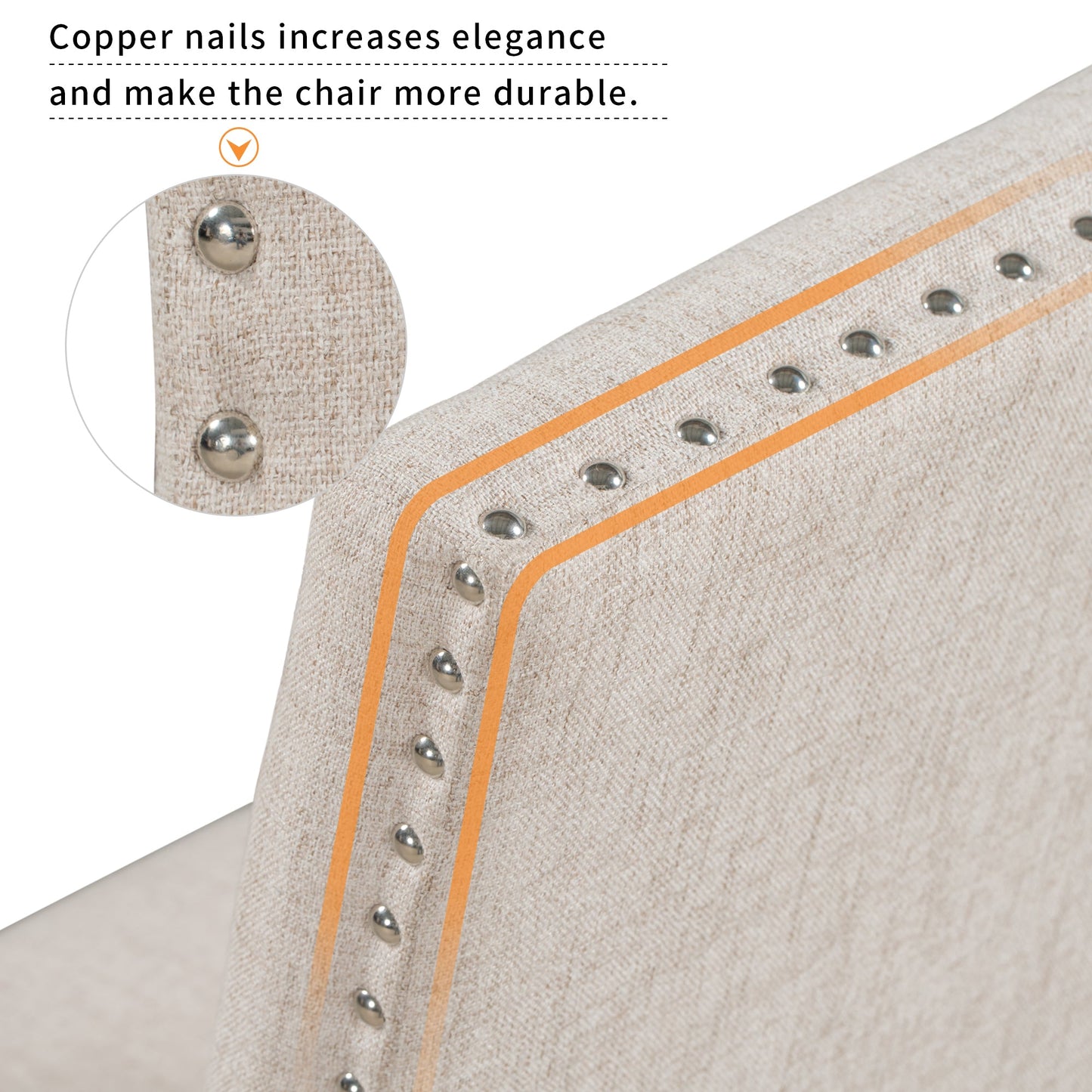 TREXM Faux Marble 5 - Piece Dining Set Table with 4 Thicken Cushion Dining Chairs, White/Beige+Black, Rubber Wood - 1st Choice Furniture Direct