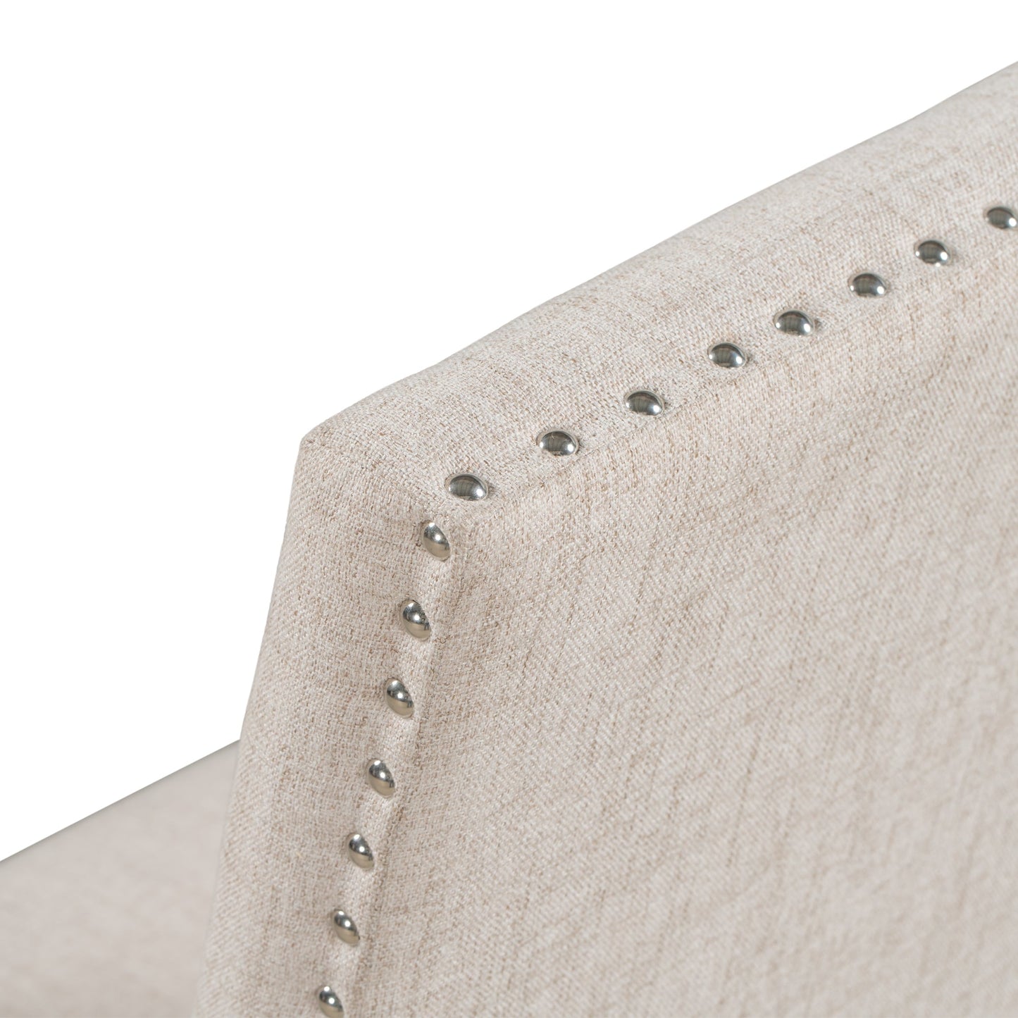 TREXM Faux Marble 5 - Piece Dining Set Table with 4 Thicken Cushion Dining Chairs, White/Beige+Black, Rubber Wood - 1st Choice Furniture Direct