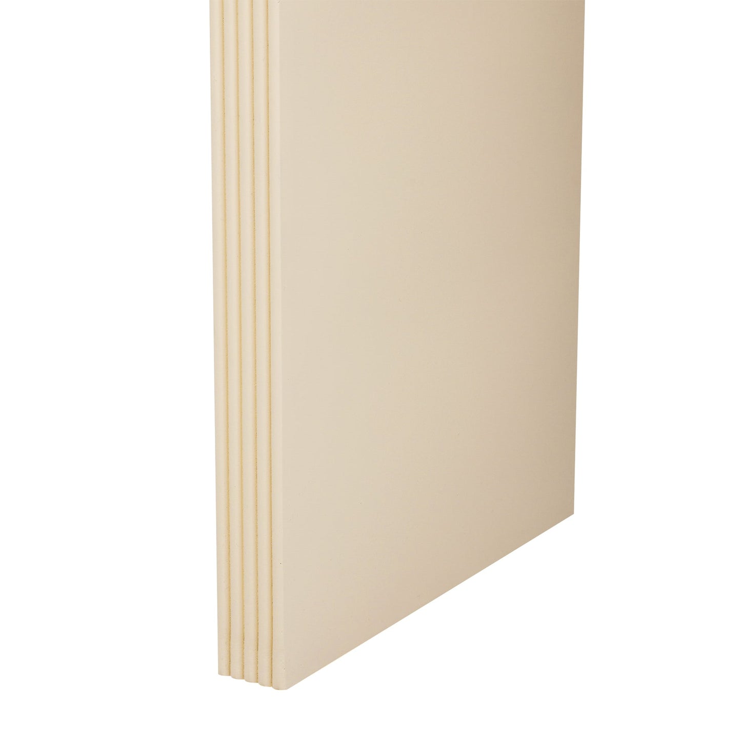 TREXM Modern Console Table with 2 Storage Drawers, Fluted Entryway Table with Rounded Silhouette for Hallway Living Room and Entryway (Apricot Cream) - 1st Choice Furniture Direct